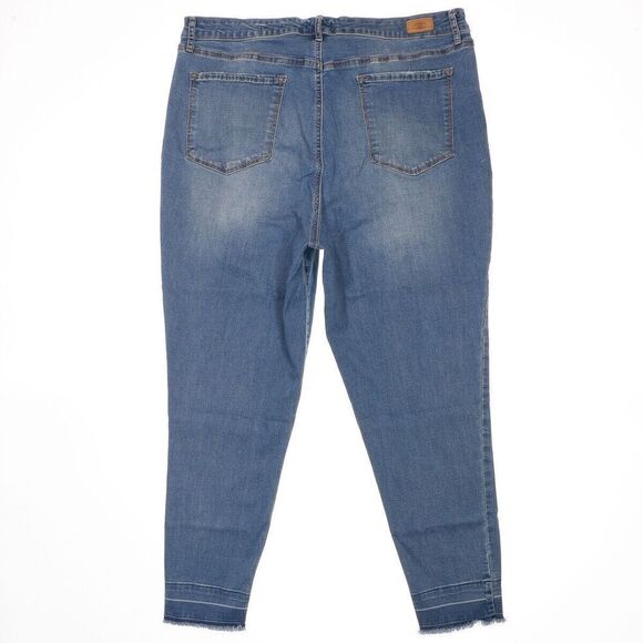 Sofia Vergara Rosa Curvy Ankle Jeans Size 18/20 Plus Womens Stretch 36 x 25.5 - Picture 3 of 11